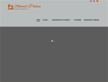Tablet Screenshot of hotelnomadpalace.com